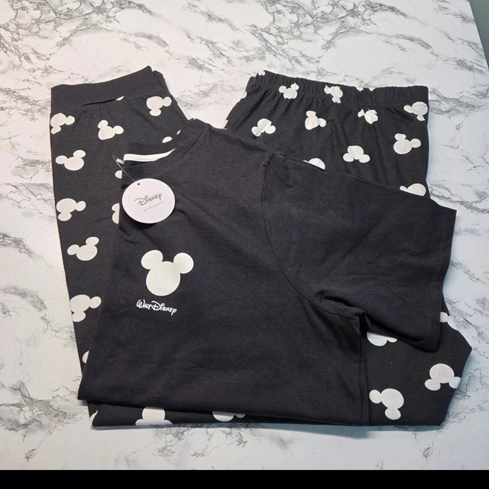 Disney at Primark 2xl Black White Mickey Walt Disney Pants Lounge Sleepwear